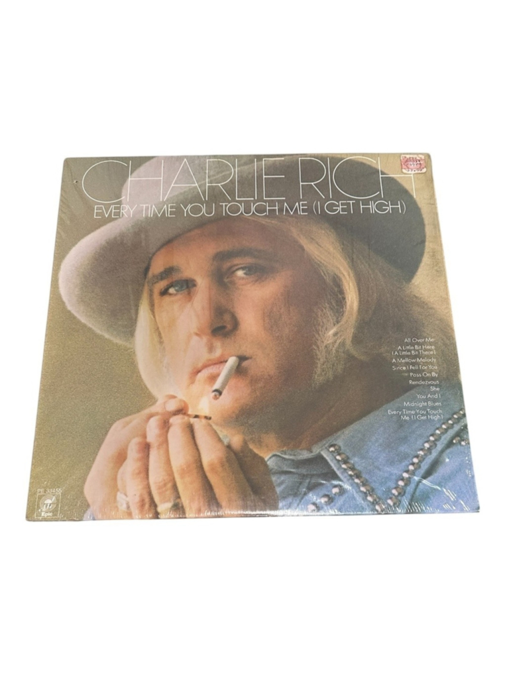 Vintage Charlie Rich Vinyl LP Time Album 1975 Epic Country Pop Black Canada